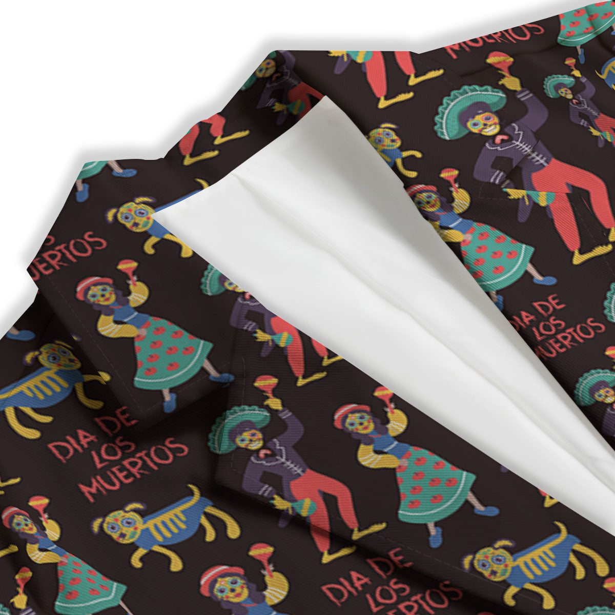 Day Of The Dead Dia De Los Muertos Print Pattern Women's Blazer-grizzshop