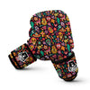 Day Of The Death Calavera Print Pattern Boxing Gloves-grizzshop