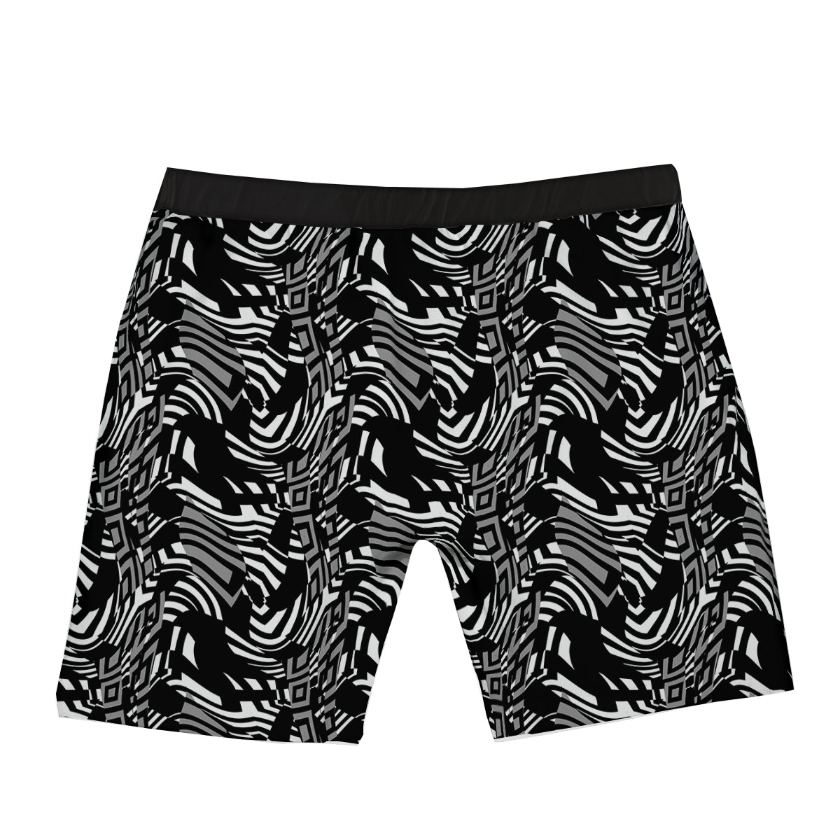 Dazzle Abstract Print Pattern Boxer Briefs-grizzshop