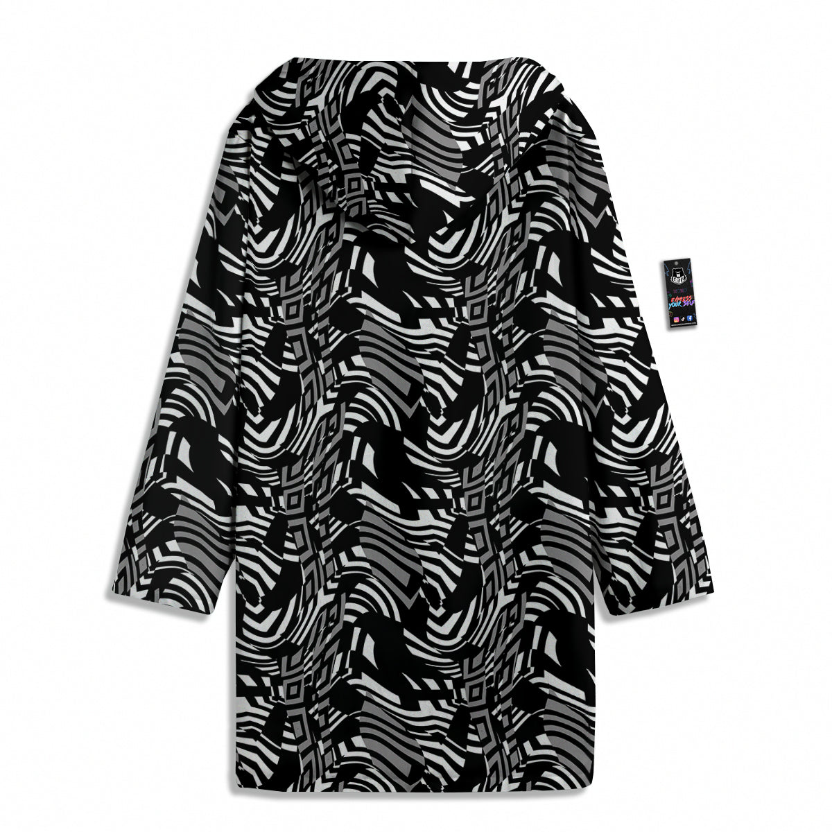 Dazzle Abstract Print Pattern Men's Windbreaker Jacket-grizzshop