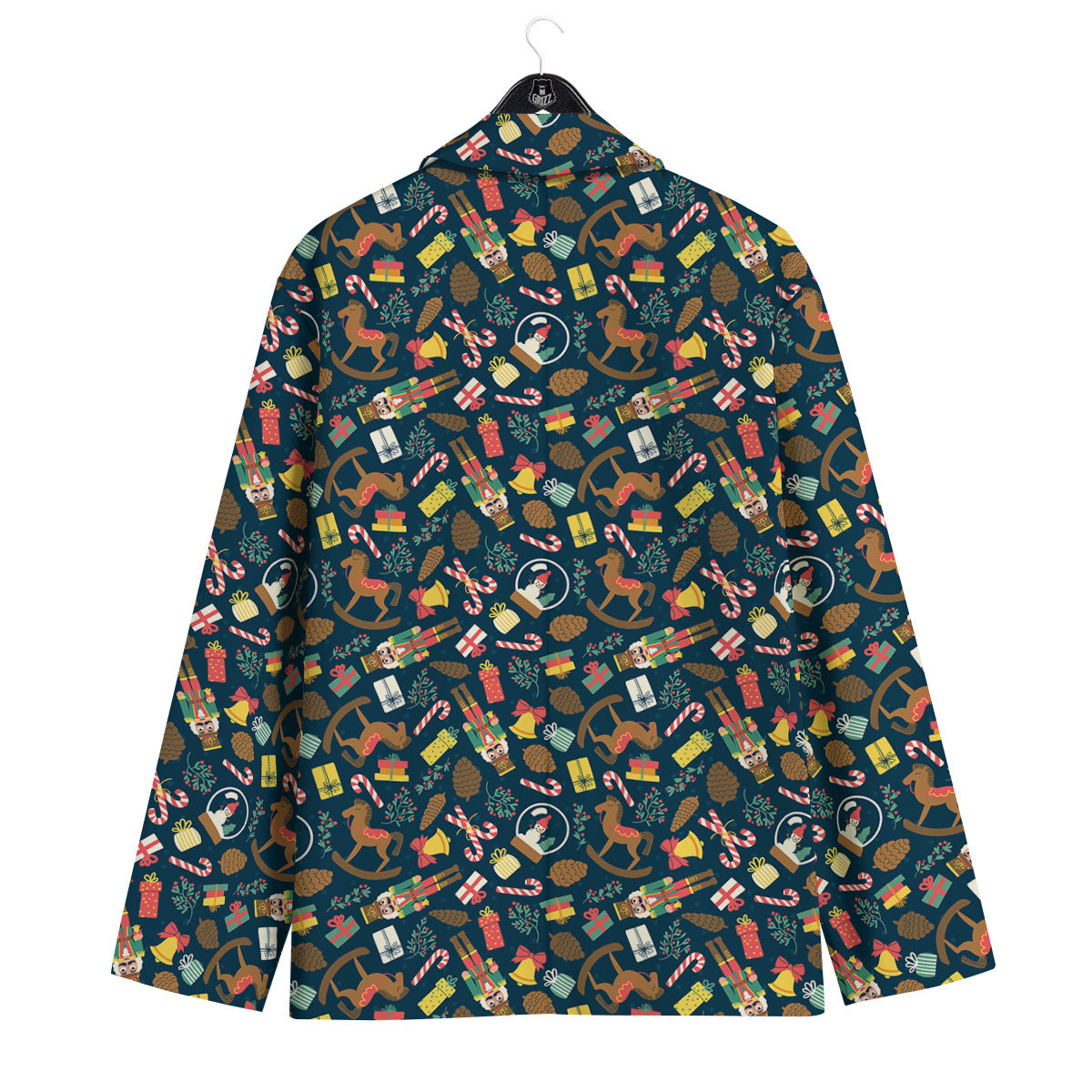 Decorations Christmas Print Pattern Men's Sport Coat-grizzshop