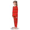 Deer Argyle Christmas Print Pattern Kid's Pajamas-grizzshop