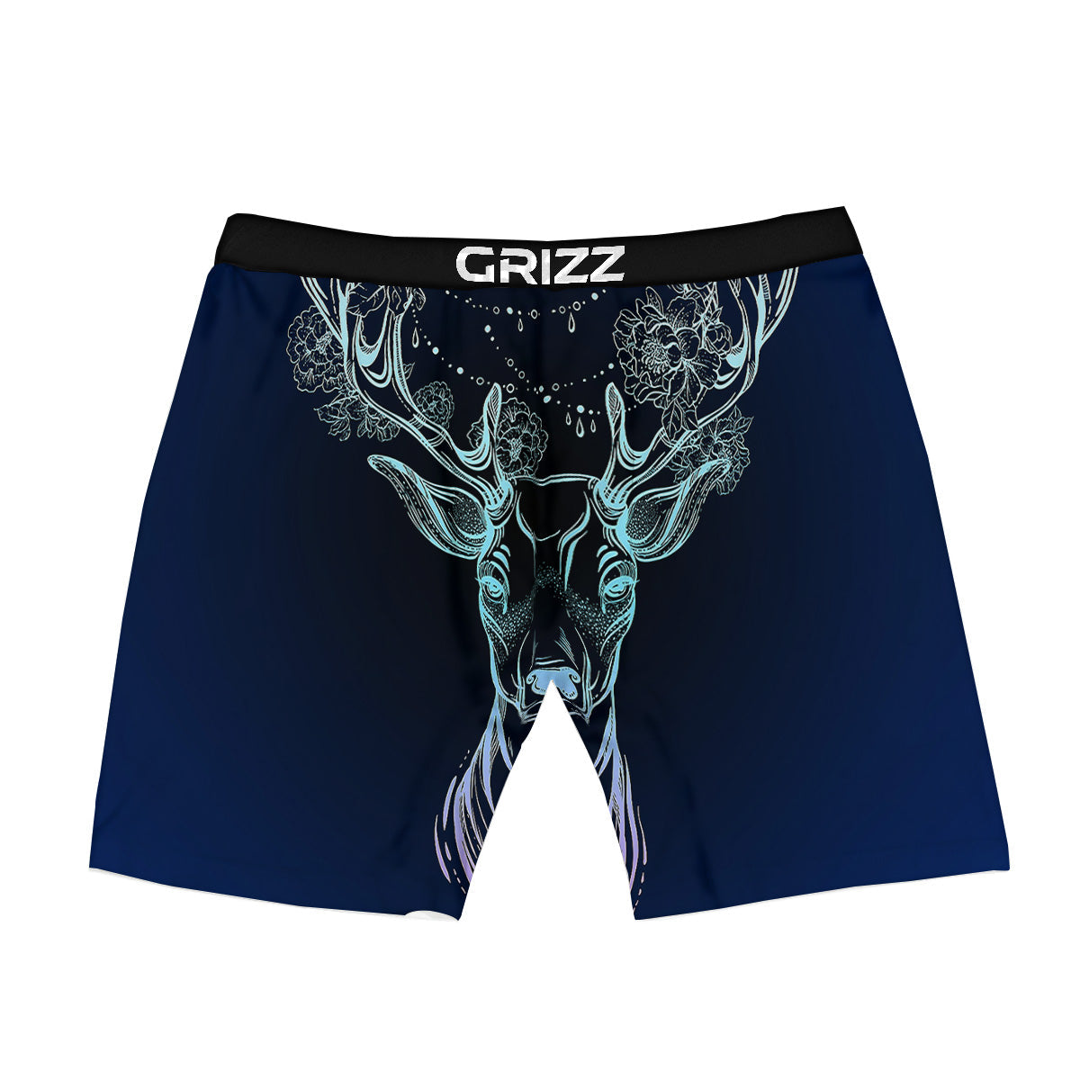 Deer Bohemian Spiritual Print Boxer Briefs-grizzshop