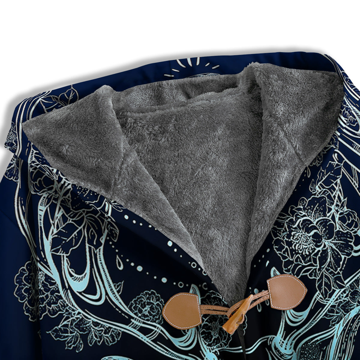Deer Bohemian Spiritual Print Men's Windbreaker Jacket-grizzshop