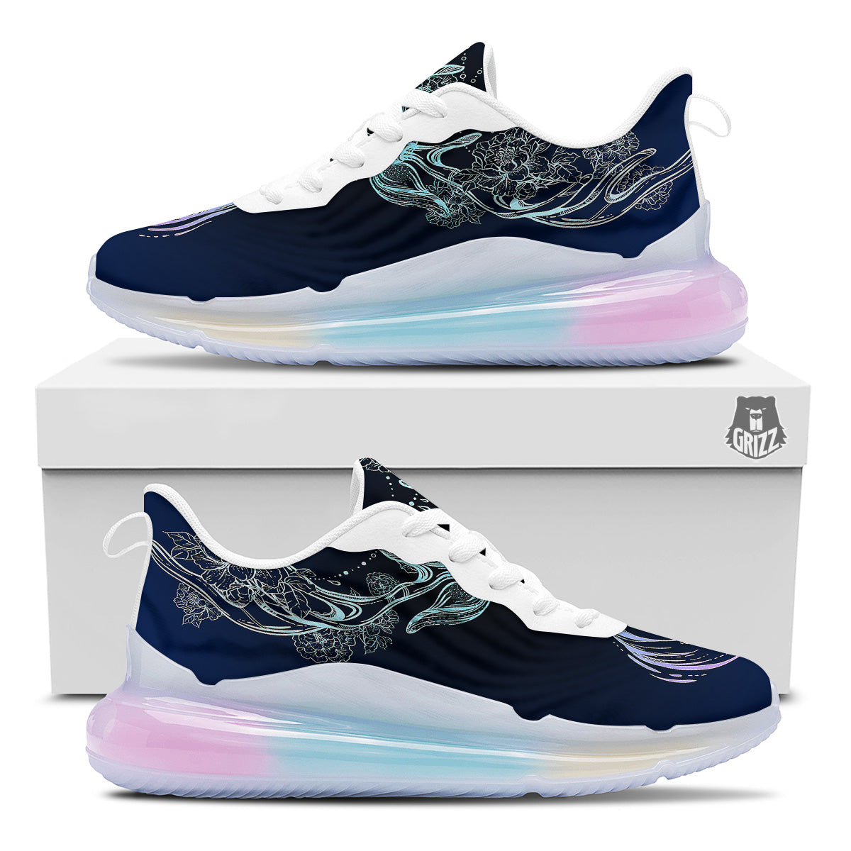 Deer Bohemian Spiritual Print Running Sneakers-grizzshop