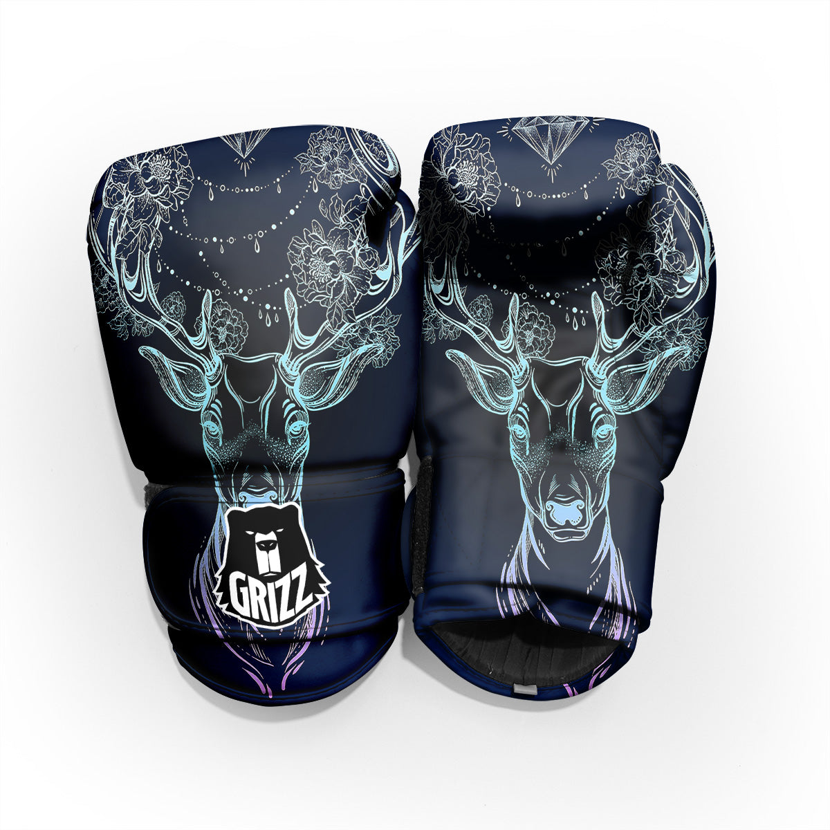 Deer Bohemian Spiritual Print Pro Boxing Glove