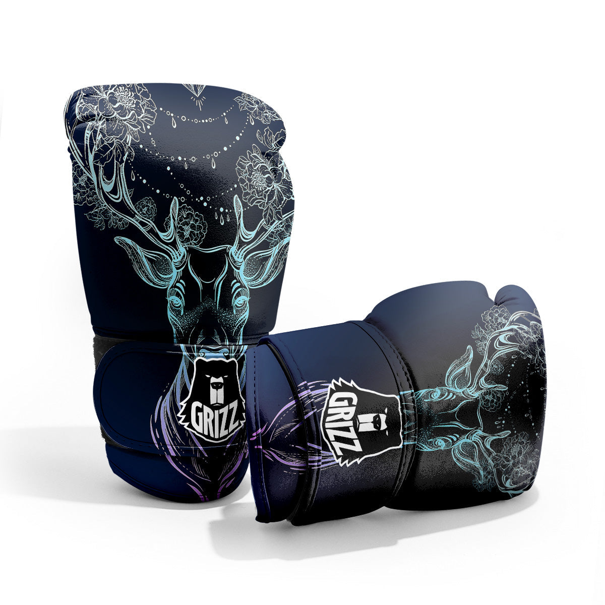 Deer Bohemian Spiritual Print Pro Boxing Glove