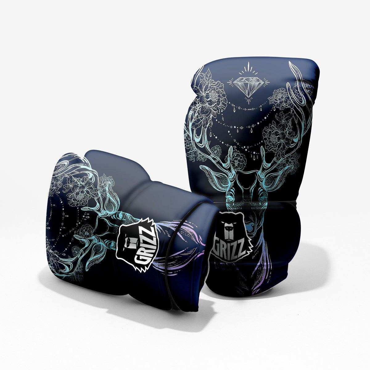 Deer Bohemian Spiritual Print Pro Boxing Glove