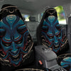 Demon Japanese Blue Print Car Seat Covers-grizzshop