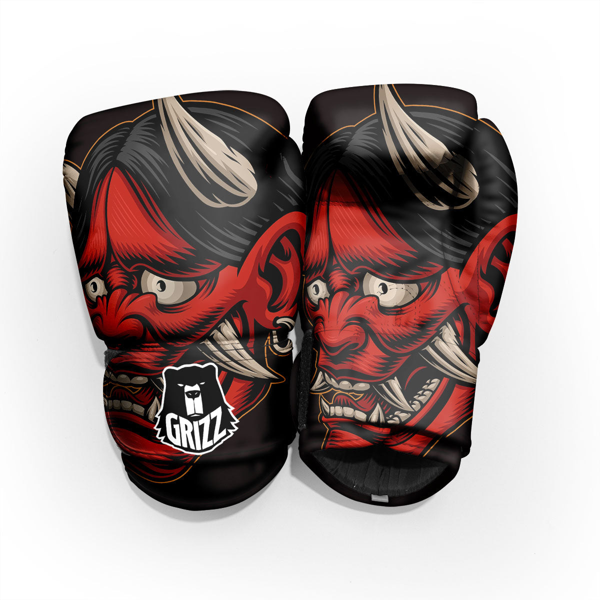 Demon Japanese Print Pro Boxing Glove