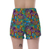 Demon Psychedelic Women's Shorts-grizzshop