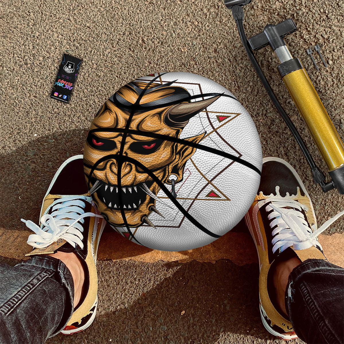 Cupcake Pastel Print Pattern Basketball