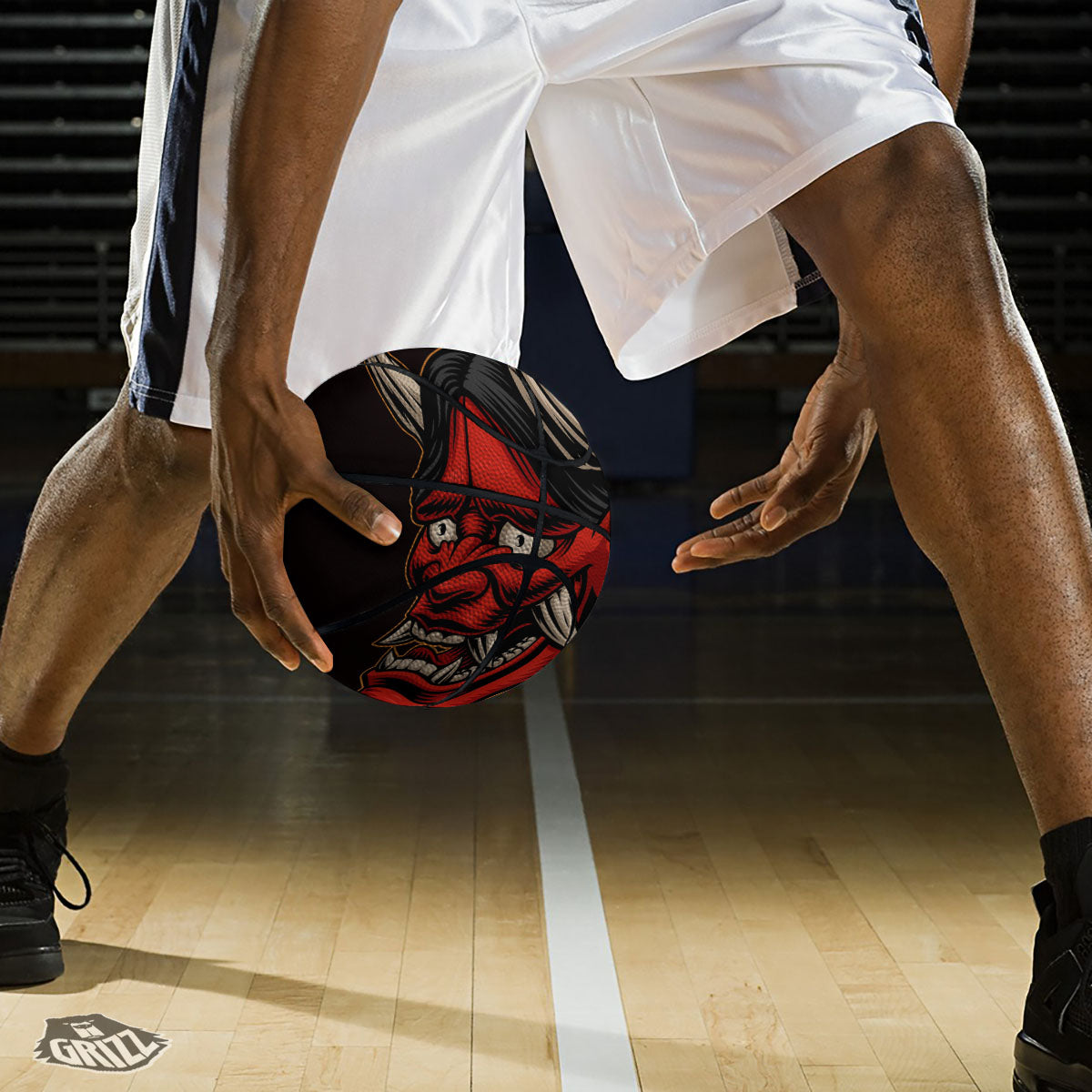Demon Japanese Print Basketball