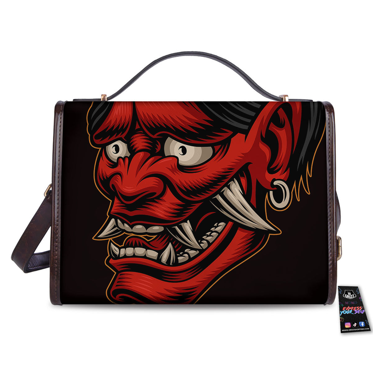 Demon Japanese Print Women's Satchel Bag