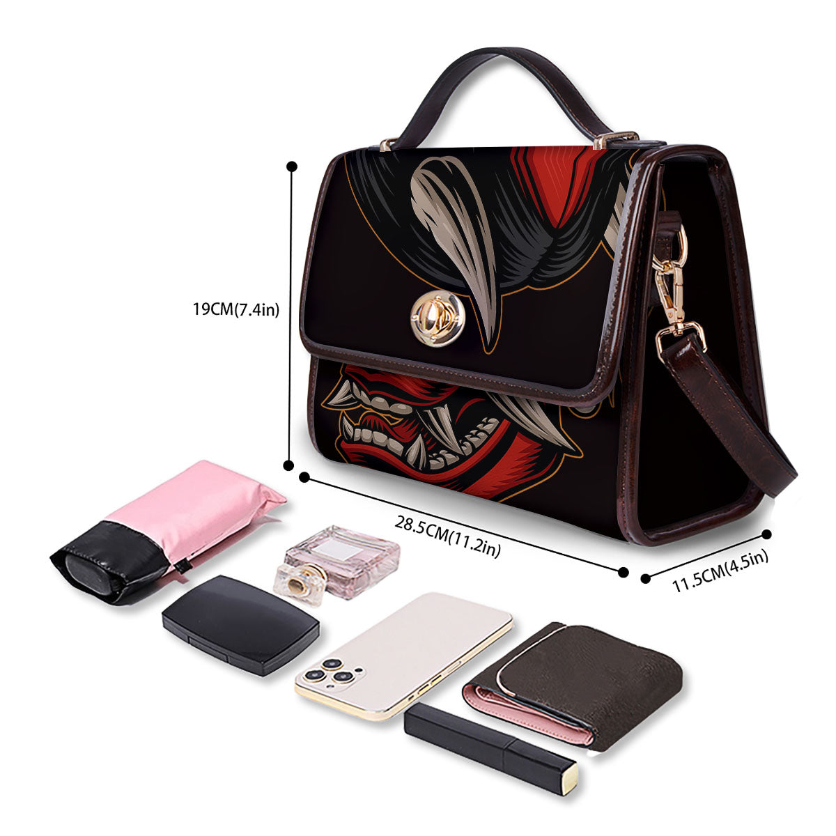 Demon Japanese Print Women's Satchel Bag