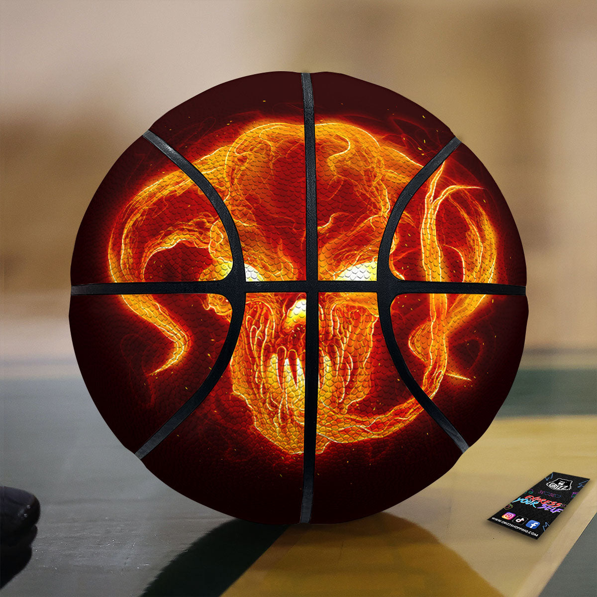 Cute Little Mermaid Print Pattern Basketball