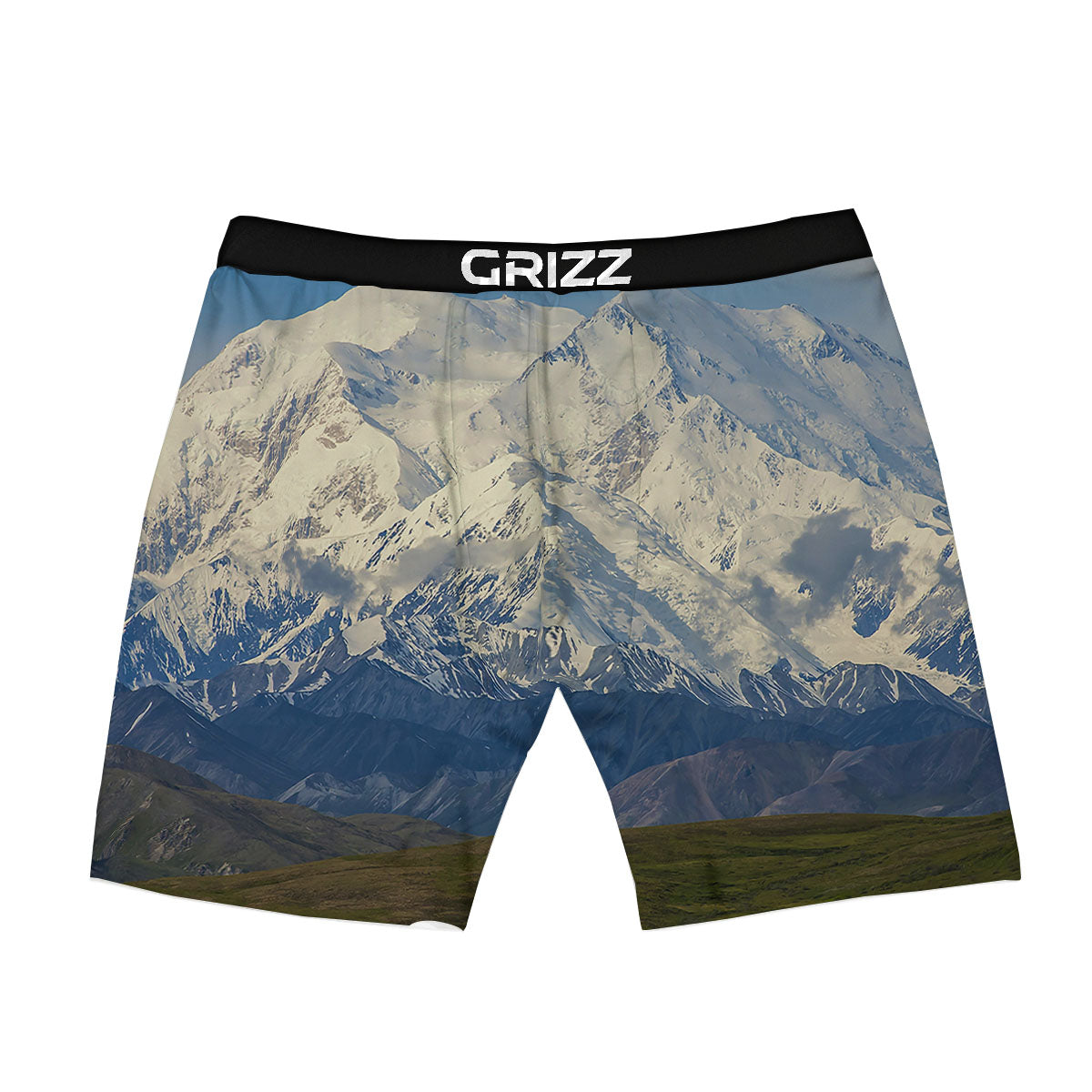 Denali Mountain Print Boxer Briefs-grizzshop