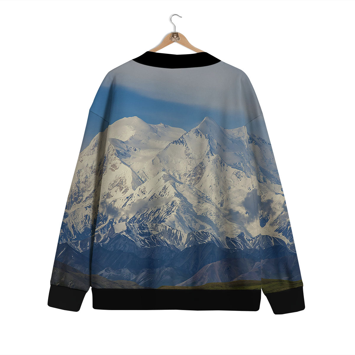 Denali Mountain Print Cardigan-grizzshop