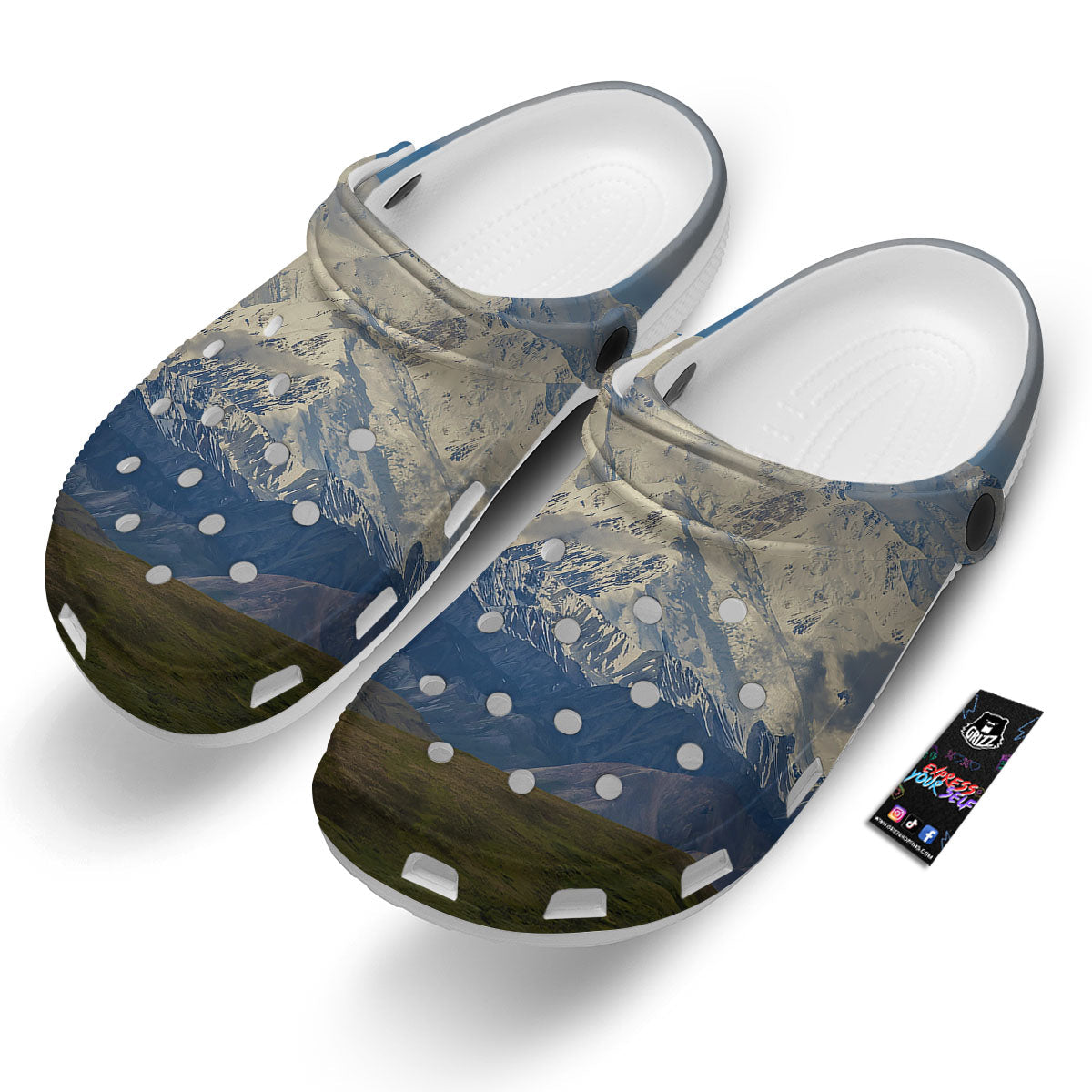 Denali Mountain Print Clog-grizzshop