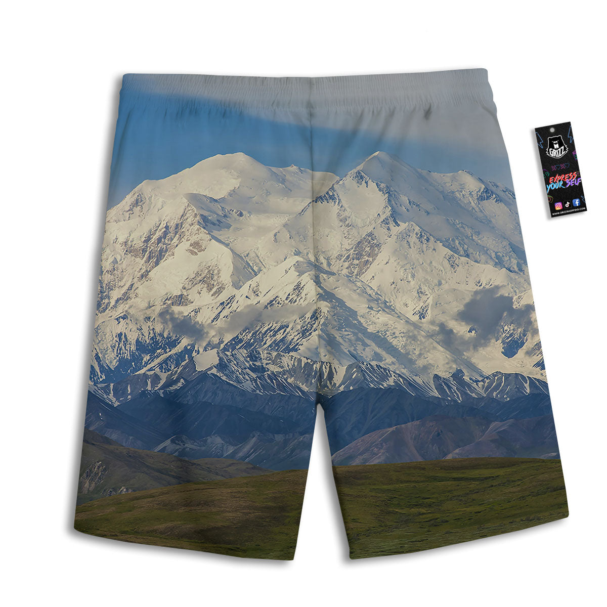 Cute Little Unicorn Print Pattern Men's Athletic Shorts