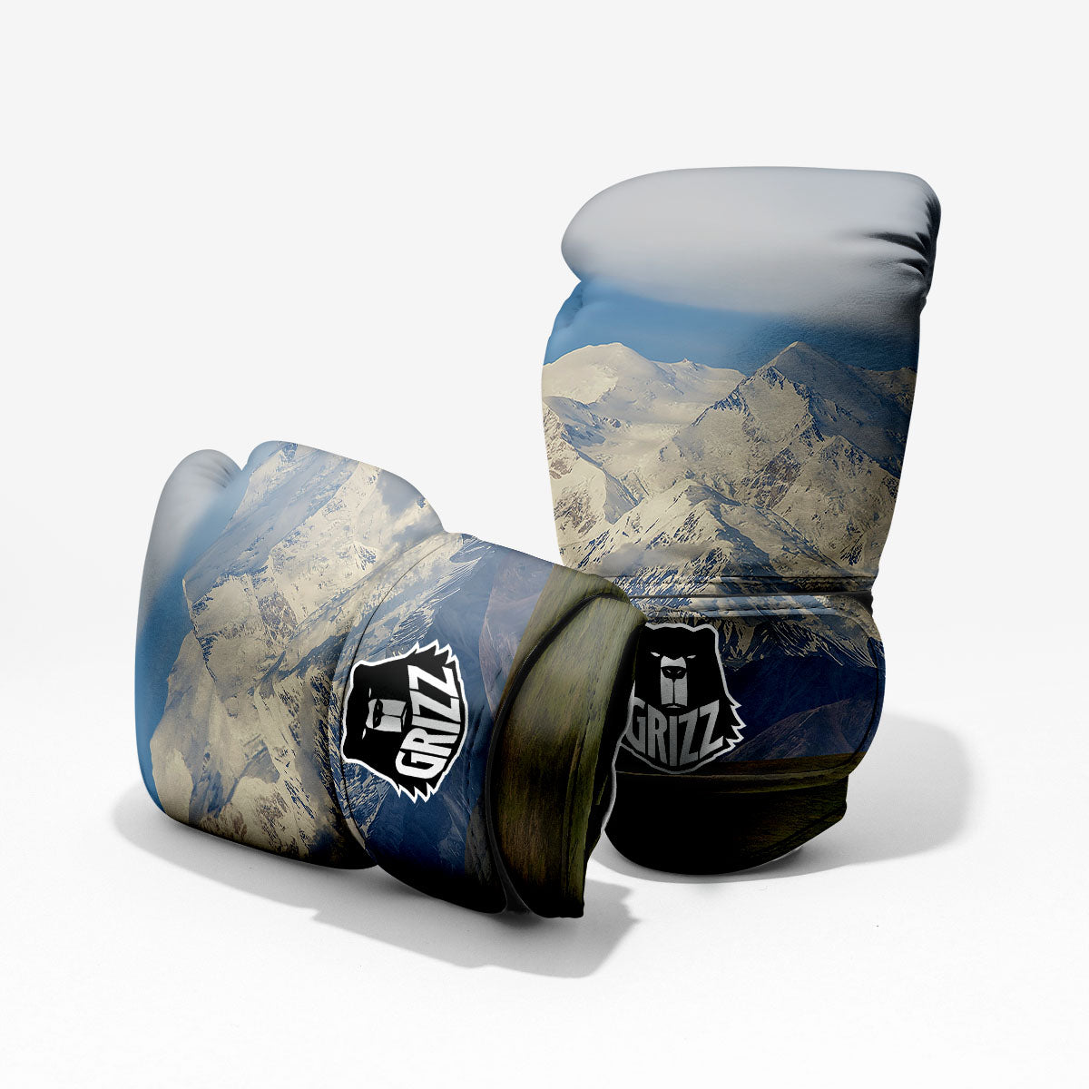 Denali Mountain Print Pro Boxing Glove