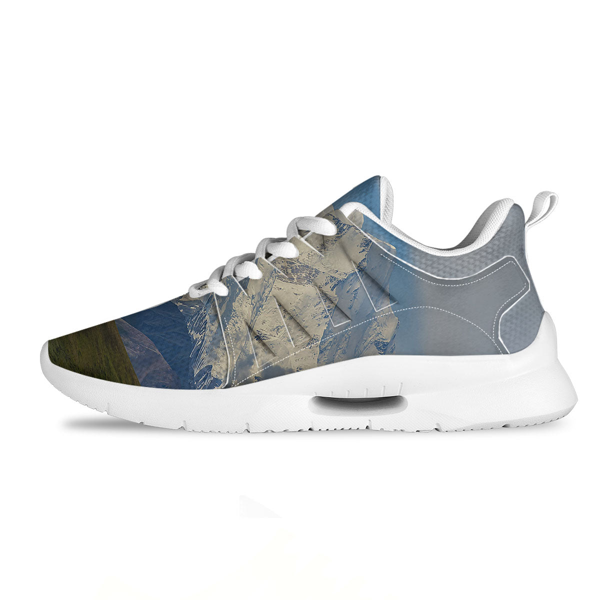 Denali Mountain Print Tennis Shoes-grizzshop