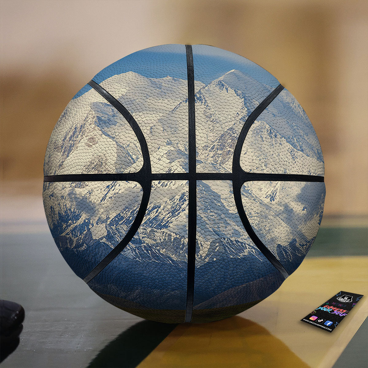 Cute Little Unicorn Print Pattern Basketball