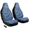 Denim Jeans Acid Wash Print Pattern Car Seat Covers-grizzshop