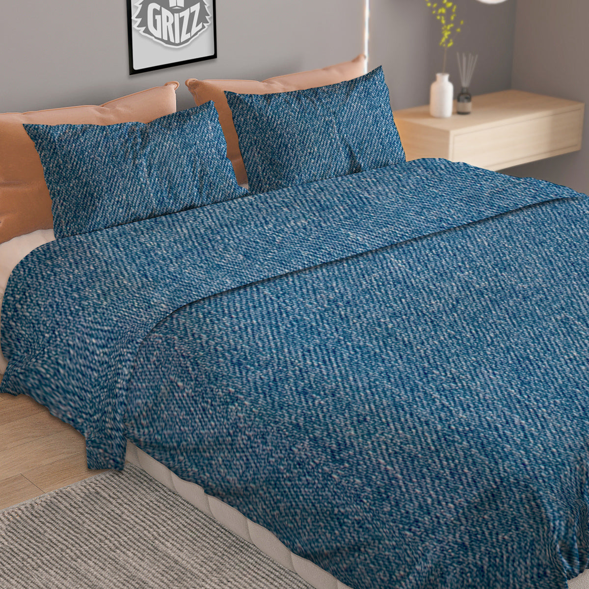 Evil Vampire Halloween Print Duvet Cover Bedding Set
