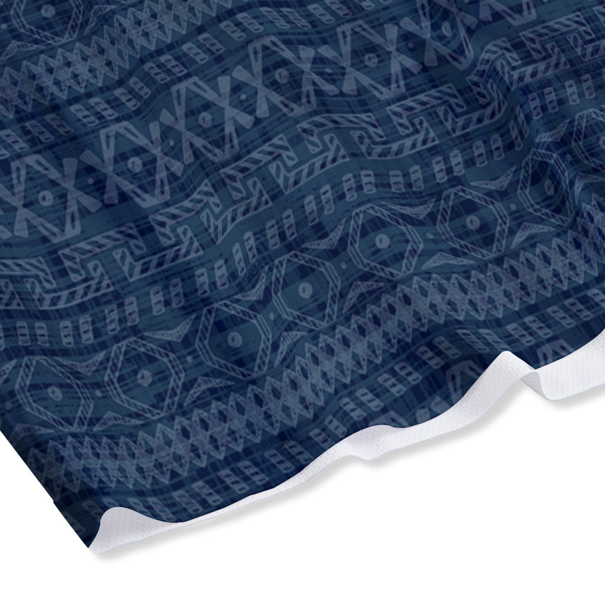 Denim Jeans Native Print Pattern Mesh Shorts-grizzshop
