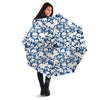 Denim Jeans Skull Print Pattern Umbrella-grizzshop