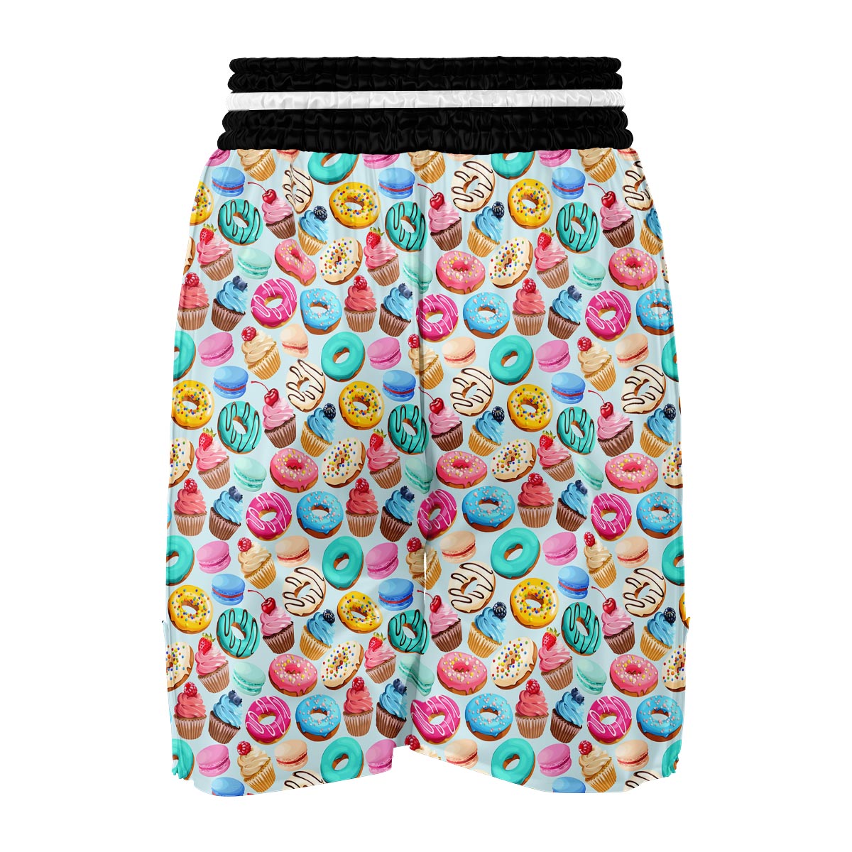 Dessert Cupcake Pattern Print Boxing Shorts-grizzshop