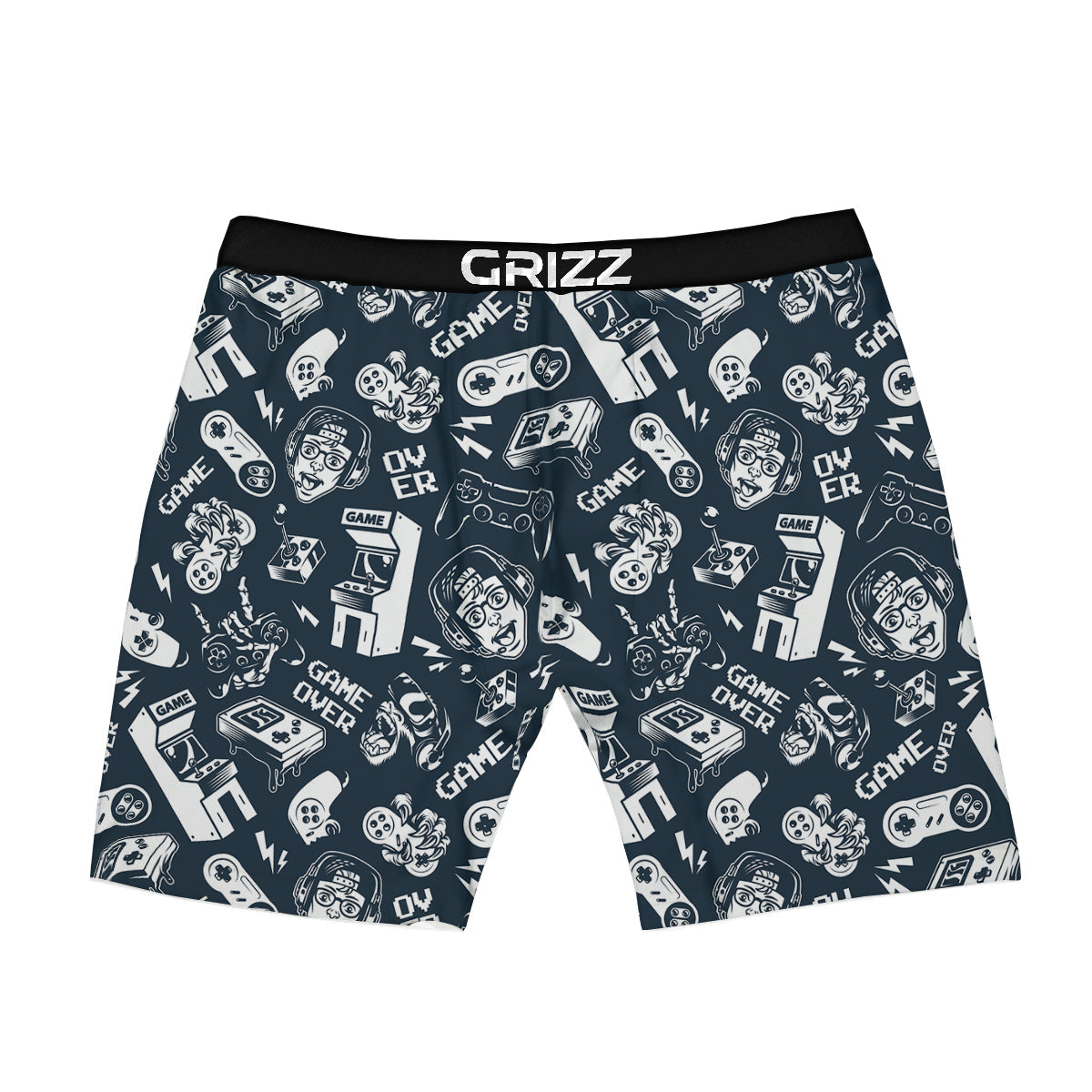 Devices Video Game Print Pattern Boxer Briefs-grizzshop
