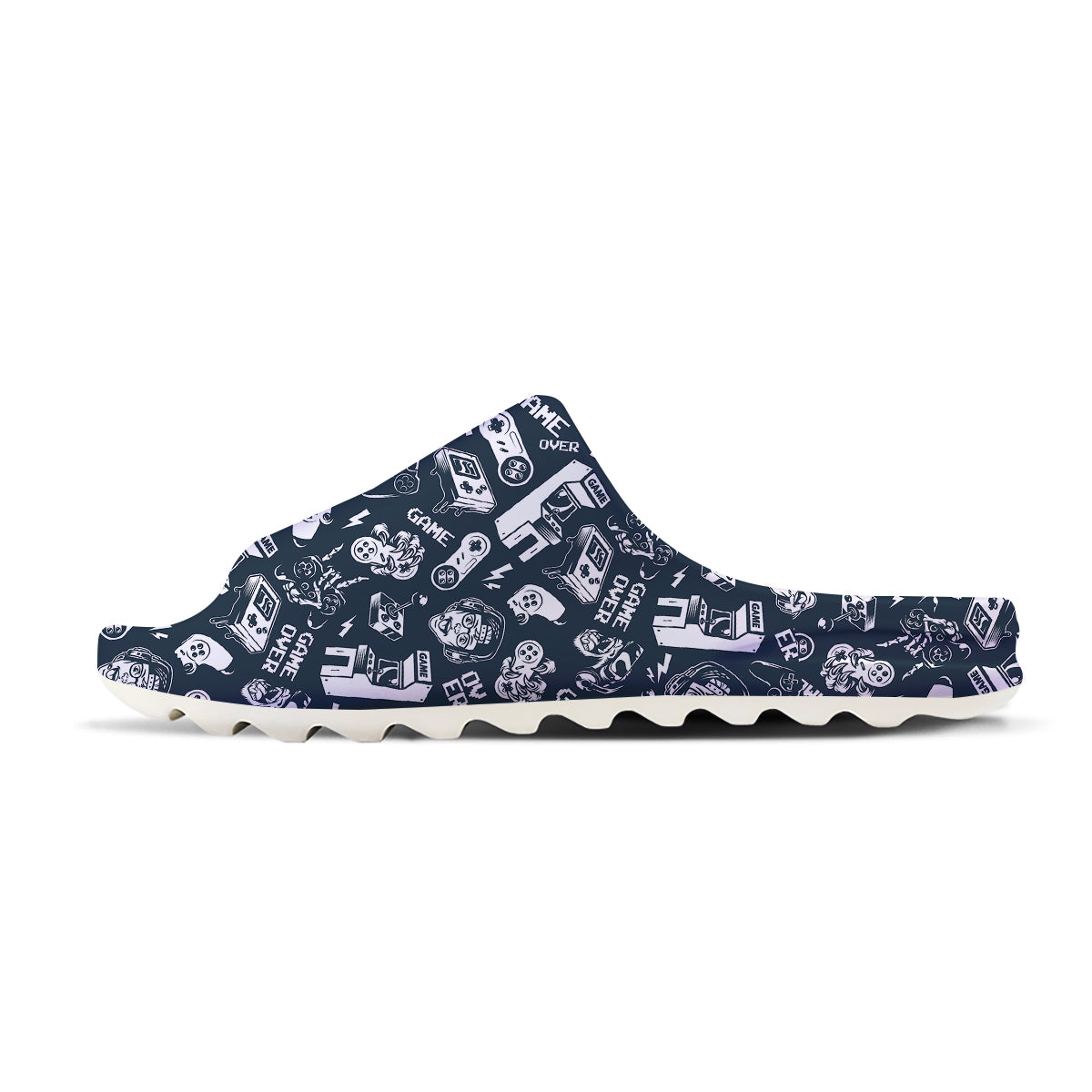 Devices Video Game Print Pattern Sandals-grizzshop
