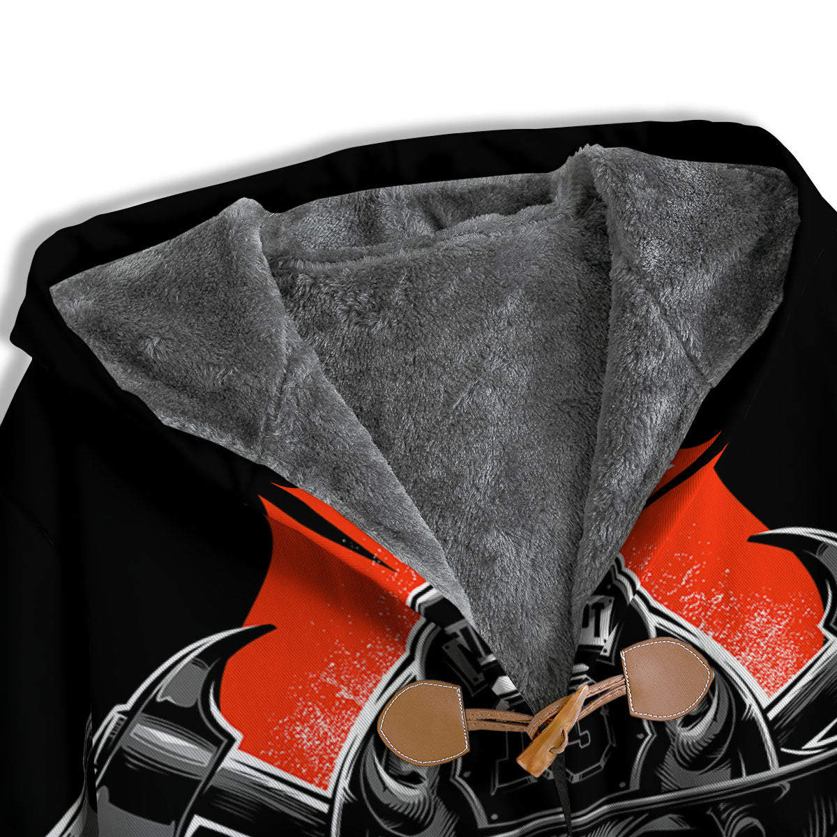 Devil Firefighter Print Men's Windbreaker Jacket-grizzshop