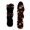 Devil Skull And Pepper Print Pattern Muay Thai Shin Guards-grizzshop