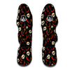 Devil Skull And Pepper Print Pattern Muay Thai Shin Guards-grizzshop