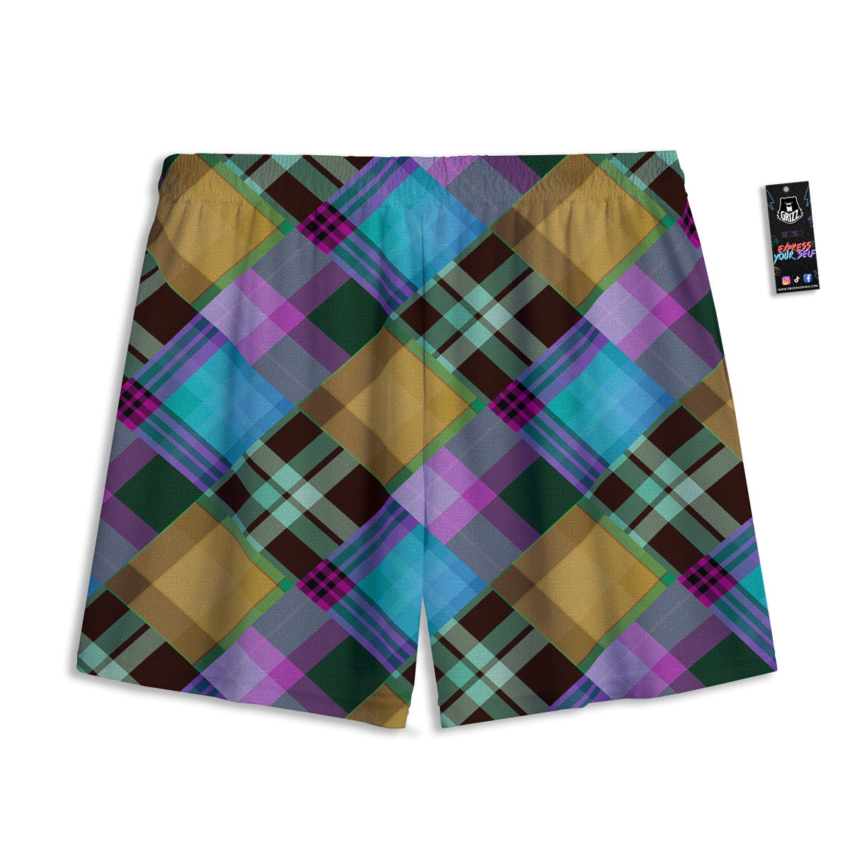 Golf Area Print Mesh Shorts