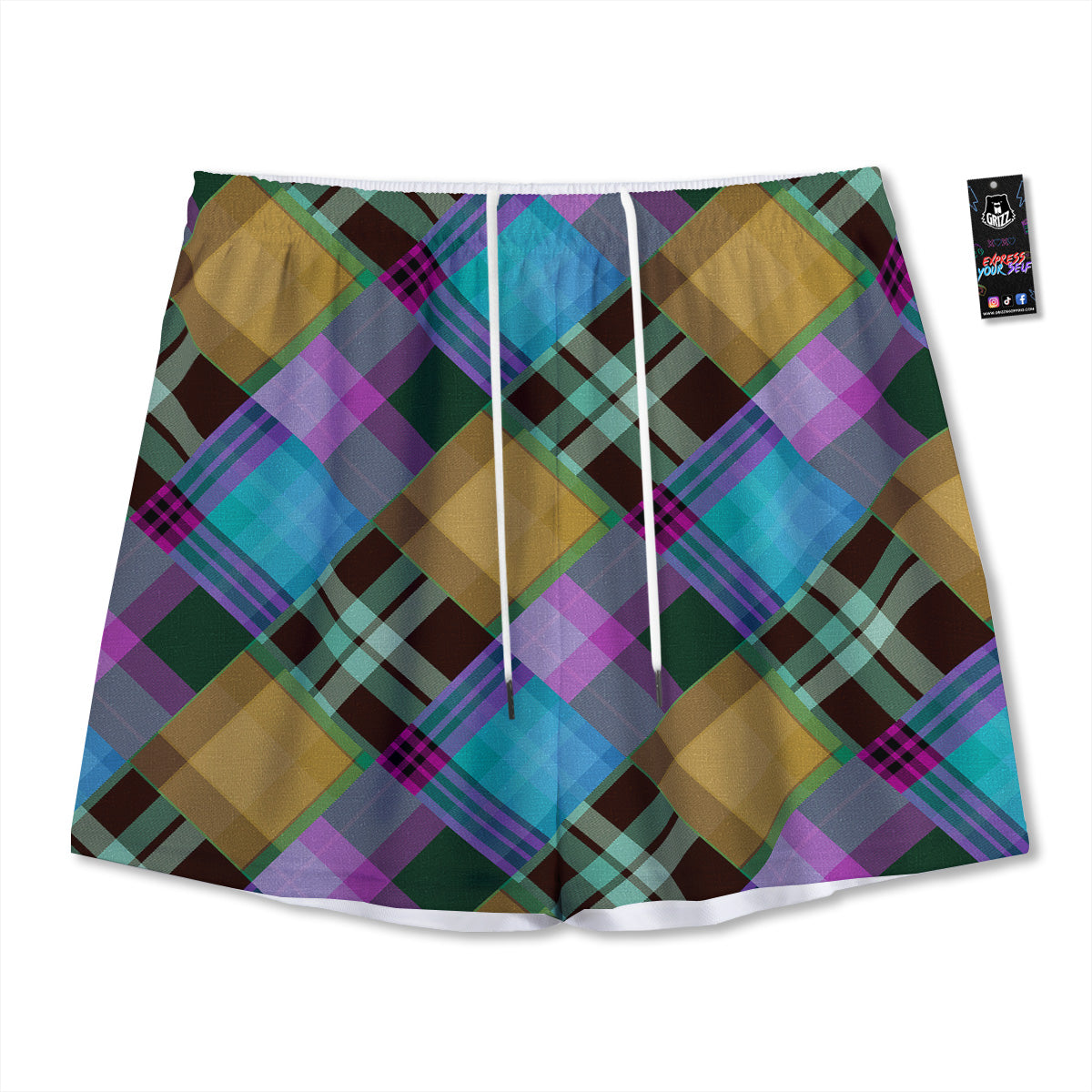Golf Area Print Mesh Shorts