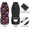 Diagonal Madras Tartan Plaid Print Pattern Car Seat Covers-grizzshop