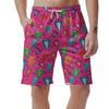 Diamond Colorful Pattern Print Men's Shorts-grizzshop