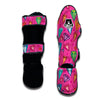 Diamond Colorful Pattern Print Muay Thai Shin Guards-grizzshop