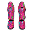 Diamond Colorful Pattern Print Muay Thai Shin Guards-grizzshop