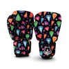 Diamond Colorful Print Pattern Boxing Gloves-grizzshop