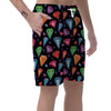 Diamond Colorful Print Pattern Men's Shorts-grizzshop