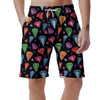 Diamond Colorful Print Pattern Men's Shorts-grizzshop