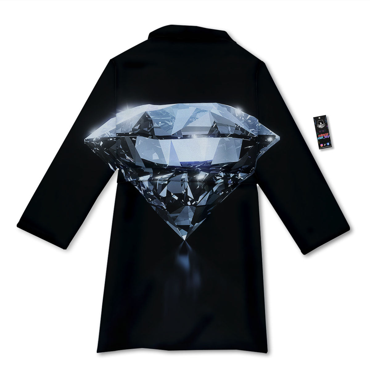 Diamond Print Bathrobe-grizzshop