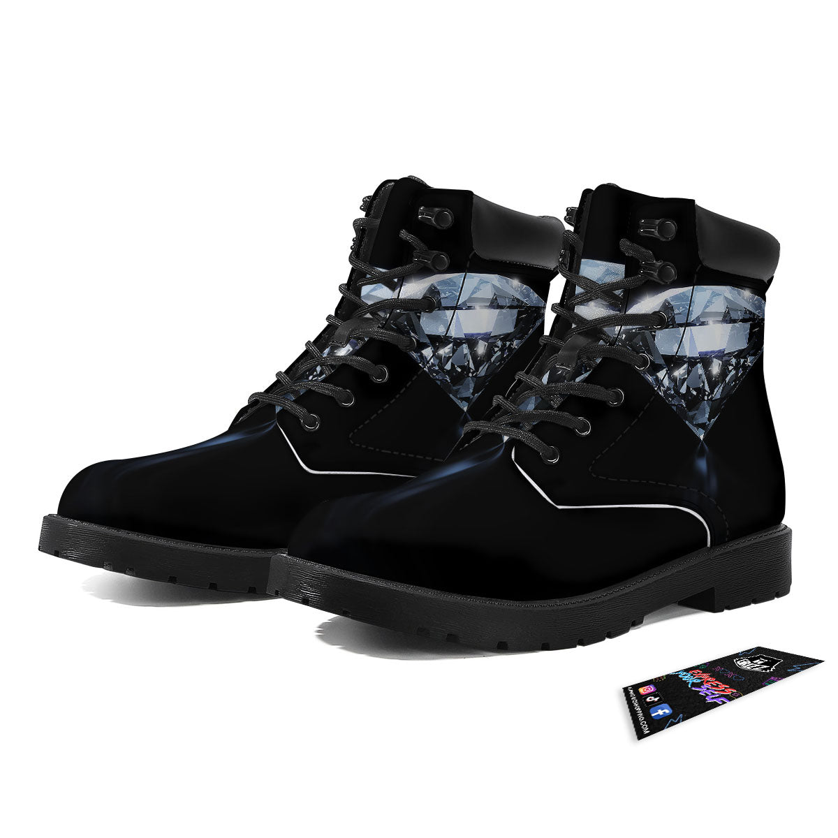 Diamond Print Boots-grizzshop