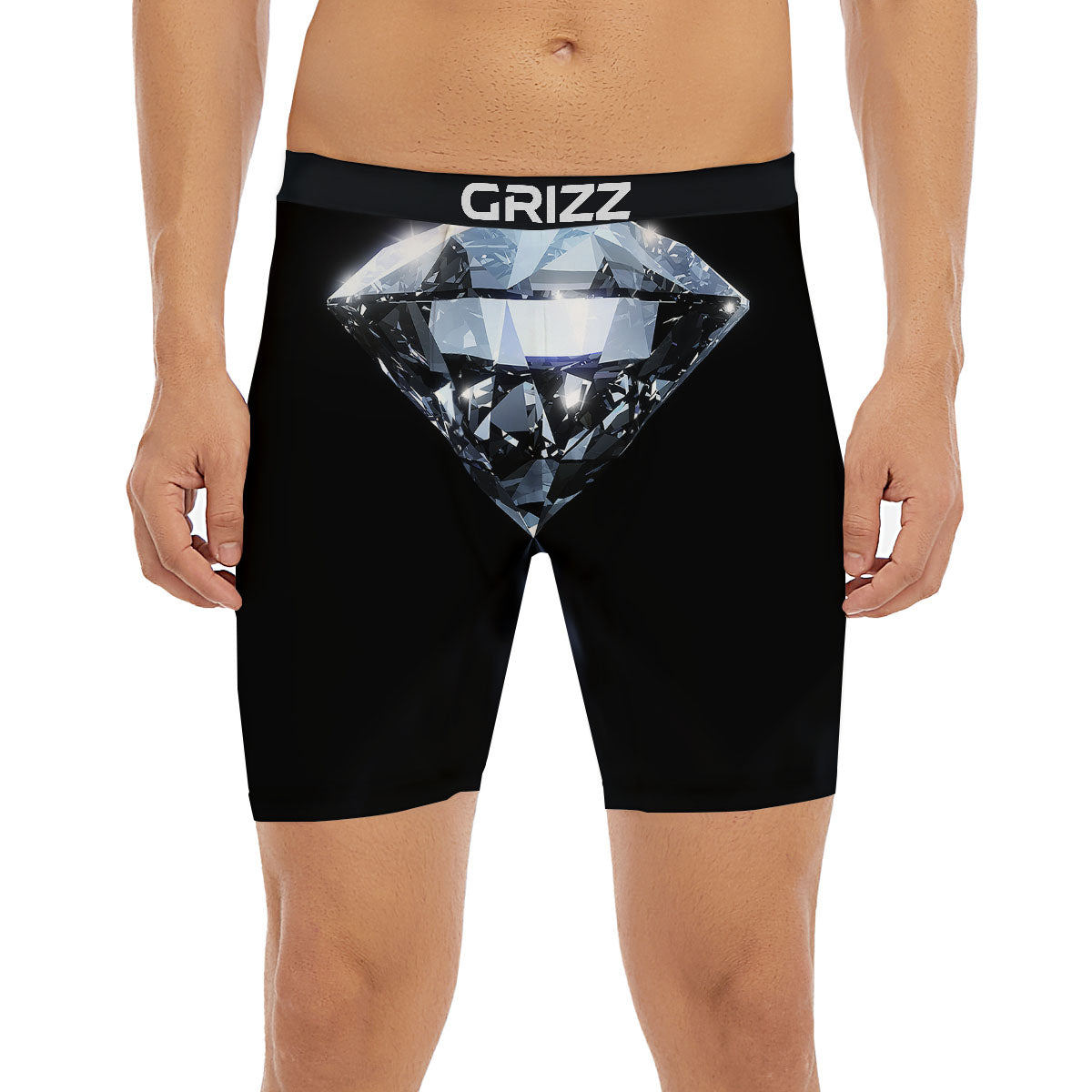 Diamond Print Boxer Briefs-grizzshop