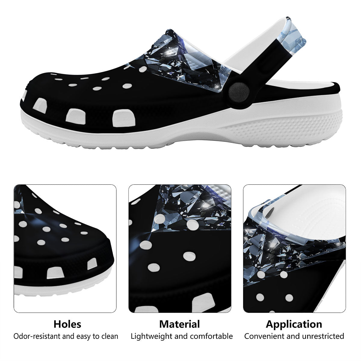 Diamond Print Clog-grizzshop